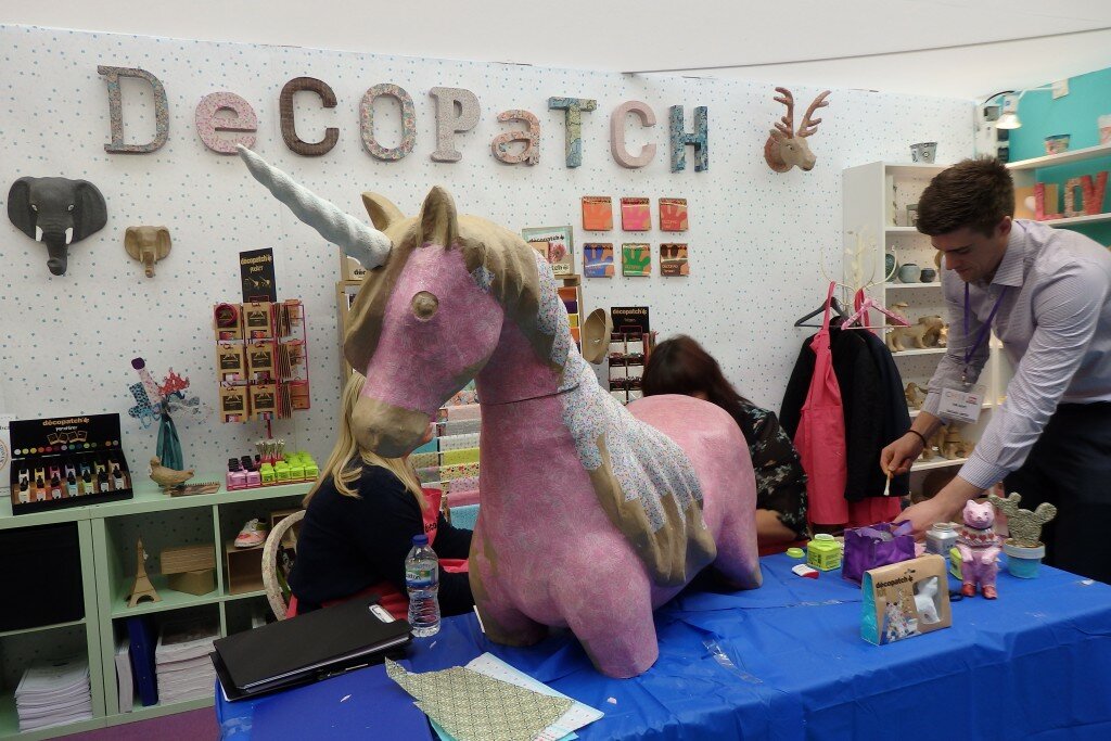 is three unicorn pictures too many for one blog post? BUT LOOK. i've never wanted to paper mache anything so much.